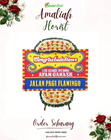 Sewa Papan Bunga Wara Barat